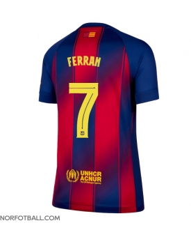 Billige Fotballdrakt Barcelona Ferran Torres #7 Replika Hjemmedrakt Dame 2025-26 Kortermet Billige Fotballdrakt Barcelona Ferran Torres #7 Replika Hjemmedrakt Dame 2025-26 Kortermet